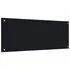   Panou antistropi de bucătărie, negru 100x40cm sticlă securizată