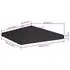  Acoperiș de pavilion, negru, 3 x 3 m, 270 g/m²