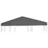  Acoperiș de pavilion, negru, 3 x 3 m, 270 g/m²
