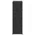  Dulap modular cu 9 compartimente, 109x36,5x143 cm, negru și alb 