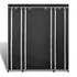  Dulap material textil compartimente și tije 45x150x176 cm negru  