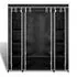  Dulap material textil compartimente și tije 45x150x176 cm negru  
