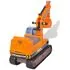  Excavator ride-on, galben, plastic