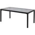  Set mobilier de grădină, 4 piese, negru, textilenă
