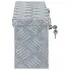  Cutie din aluminiu, 48,5 x 14 x 20 cm, argintiu