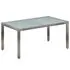  Set mobilier de exterior cu perne, 7 piese, gri, poliratan 