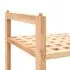  Pantofar din lemn solid de nuc, 69 x 26 x 40 cm