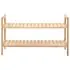  Pantofar din lemn solid de nuc, 69 x 26 x 40 cm