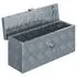  Cutie din aluminiu, 48,5 x 14 x 20 cm, argintiu
