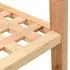  Pantofar din lemn solid de nuc, 69 x 26 x 40 cm