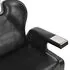  Scaun frizer, negru, 72 x 68 x 98 cm, piele ecologică