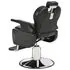  Scaun frizer, negru, 72 x 68 x 98 cm, piele ecologică