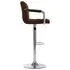  Scaun de bar, maro, material textil