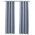  Draperii opace cu inele metalice, 2 buc., gri, 140 x 175 cm
