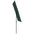  Umbrelă de soare de grădină, stâlp aluminiu, verde, 2x1,5 cm
