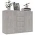  Dulap, gri beton, 88x30x65 cm, lemn prelucrat