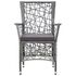  Set mobilier de exterior, 7 piese, gri, poliratan