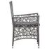 Set mobilier de exterior, 7 piese, gri, poliratan