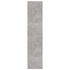  Bibliotecă cu 3 rafturi, gri beton, 60x24x109 cm, lemn compozit