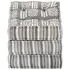  Fotoliu puf modular, gri cu dungi, material textil