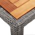  Set mobilier grădină cu perne, 9 piese, gri, poliratan