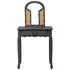  Masă toaletă cu taburet, gri, 65x36x128 cm, lemn paulownia, MDF