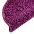  Covorașe pentru trepte scară, 15 buc., violet, 56x17x3 cm