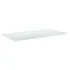  Blat masă alb 120x65cm 8mm sticlă securizată, design de marmură