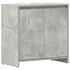  Dulap de baie, gri beton, 60x33x61 cm, lemn prelucrat
