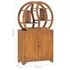  Dulap cu raft Yin Yang, 70 x 30 x 130 cm, lemn masiv de tec