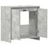  Dulap de baie, gri beton, 60x33x61 cm, lemn prelucrat