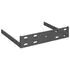  Raft de colț suspendat, gri, 25x25x3,8 cm, MDF