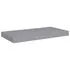  Raft de perete suspendat, gri, 50x23x3,8 cm, MDF