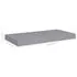  Raft de perete suspendat, gri, 50x23x3,8 cm, MDF