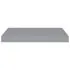  Raft de perete suspendat, gri, 50x23x3,8 cm, MDF