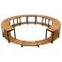  Mobilier de împrejmuire spa, 273x53 cm, lemn masiv de acacia