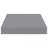  Raft de perete suspendat, gri, 23x23,5x3,8 cm, MDF