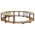  Mobilier de împrejmuire spa, 273x53 cm, lemn masiv de acacia