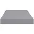  Rafturi de perete suspendate, 4 buc., gri, 50x23x3,8 cm, MDF