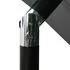  Umbrelă de soare 3 niveluri, stâlp aluminiu, antracit 2,5x2,5 m