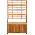  Cutie de depozitare cu spalier, 99x55x160 cm, lemn masiv acacia