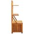  Cutie de depozitare cu spalier, 99x55x160 cm, lemn masiv acacia