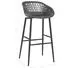  Set mobilier de bar, 5 piese, alb și negru
