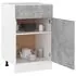  Dulap inferior cu sertar “Lyon” gri beton 50x46x81,5 cm