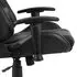  Scaun de gaming pivotant, gri, PVC