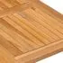 Set mobilier de exterior pliabil, 5 piese, lemn masiv de tec