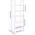  Bibliotecă, negru, 60x35x180 cm, lemn prelucrat
