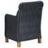  Set mobilier de grădină, 7 piese, gri închis