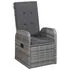  Set mobilier de grădină, 9 piese, gri
