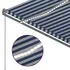  Copertină retractabilă manual cu LED albastru și alb 300x250 cm